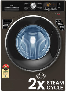 IFB 8 kg 5 Star 2X Power Steam,Hard Water Wash Fully Automatic Front Load Washing Machine with In-built Heater Brown