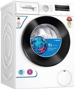 BOSCH 8 kg AntiTangle,AntiVibration,1200RPM Fully Automatic Front Load Washing Machine with In-built Heater White