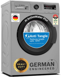 BOSCH 6.5 kg Drive Motor, Anti Tangle, Anti Vibration Fully Automatic Front Load Washing Machine with In-built Heater Grey