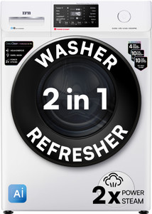 IFB 6.5 kg 6.5 kg 5 Star with Steam Refresh program, 9 Swirl Wash, Eco Inverter, Powered by AI with Power Steam Fully Automatic Front Load with In-built Heater White Fully Automatic Front Load Washing Machine White