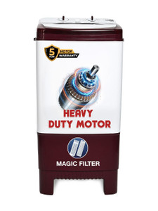 Kenstar 8 kg Washer only Maroon, White