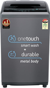 Panasonic 6 kg 4 Star 8 Wash Program AquaBeat Wash Fully Automatic Top Load Washing Machine Grey