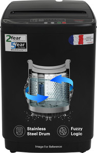 Thomson 7 kg PureWash with Stainless Steel Drum, Magic Filter and Multiple Wash Programs Fully Automatic Top Load Washing Machine Grey