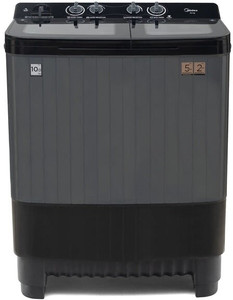 Midea 10 kg Semi Automatic Top Load Washing Machine Black - Image 6