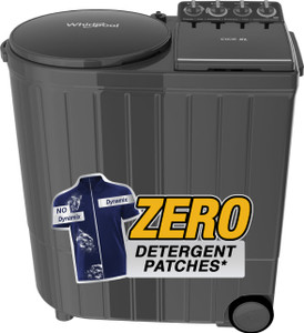 Whirlpool 11 kg 5 Star with Auto Restart, End of Cycle Buzzer and Faster Drying Semi Automatic Top Load Washing Machine Black, Grey