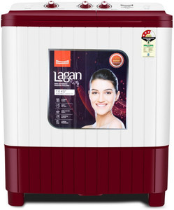 Summercool 7 kg Semi Automatic Top Load Washing Machine Maroon