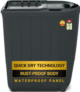 Whirlpool 7 kg Magic Clean 5 Star Semi Automatic Top Load Washing Machine Black, Grey Price in India - Buy Whirlpool 7 kg Magic Clean 5 Star Semi Automatic Top Load Washing Machine Black, Grey online at Flipkart.com