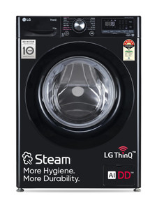 LG 12 kg 5 Star, AI Direct Drive Technology, Wi-Fi Enabled, Steam Wash ...