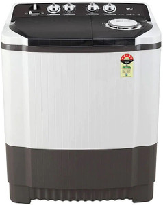 LG 8 kg Semi Automatic Top Load Washing Machine Grey, White