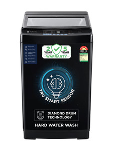 MOTOROLA 10 kg with Smart Sensors & Hard Water Wash protection Fully Automatic Top Load Washing Machine Black