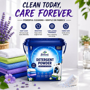Sermons Advanced Matic Washing Powder Deep Clean 5 kg Detergent Powder (Active Fresh)