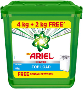 Ariel Matic Top Load Washing Powder 4 kg + 2 kg free Detergent Powder 6 kg