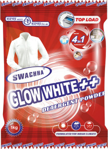 White Swachha Glow White++ Detergent Powder Price in India - Buy Swachha Glow ...