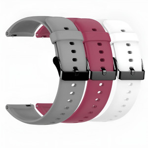 Firetook 22mm Premium Pack 3 Replacement Soft Watch Strap (Compatible Fit List In Photo) 22 mm Silicone Watch Strap
