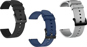 TooHype Soft Pack Of 3 22 mm Silicone Watch Strap