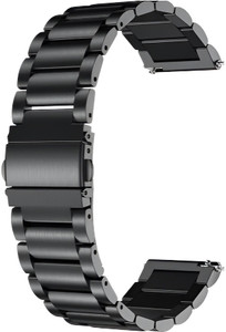 PREMBROTHERS Heavy Metal Chain with Secure Lock Technology 22 mm Stainless Steel Watch Strap