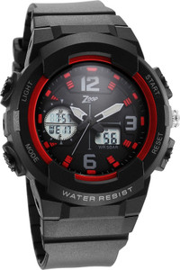 Zoop Zoop Digital Black Dial Black Plastic Strap Analog-Digital Watch  - For Boys