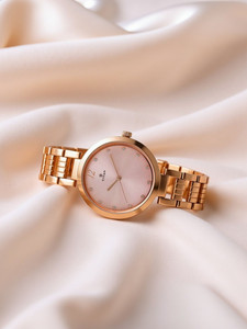 Titan NP2480WM03 LPURP Fashion Basics Analog Watch  - For Women