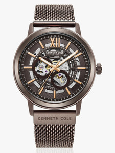 Kenneth Cole KCWGL2217202MN Kenneth Cole Automatic Brown Dial Brown Stainless Steel Strap Analog Watch  - For Men