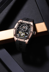Alix AL2921 Rose Gold Mechanical Watch - Men - Image 6