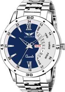 LOIS CARON LCS-8246 Trending Day & Date Functioning Analog Watch  - For Boys