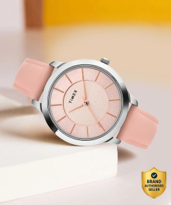 TIMEX Round 32mm Pink Dial Analog Watch - For Women