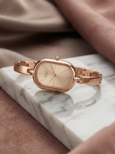 Titan NP2577WM01 Titan Raga Viva Rose Gold Dial Rose Gold MetalStrap Analog Watch  - For Women