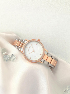 Joker & Witch Joker & Witch Comet 36mm White Dial Dualtone Stainless Steel Watch for Women Analog Watch  - For Women