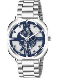 Louis Devin LD-G081-BLU-CH Men's Stainless Steel Chain Watch - Image 6