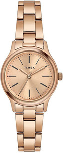TIMEX Rose Gold Dial Stainless Steel Analog Watch - For Women