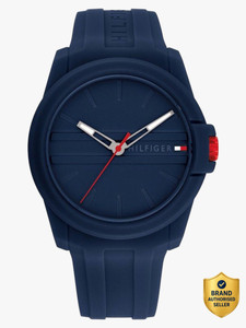 TOMMY HILFIGER Tommy Hilfiger Blue Dial Blue Silicone Strap Analog Watch  - For Men