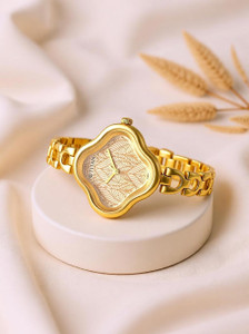 Titan Karishma Ladies Festive Titan Karishma Champagne Dial Gold Metal Strap Analog Watch  - For Women