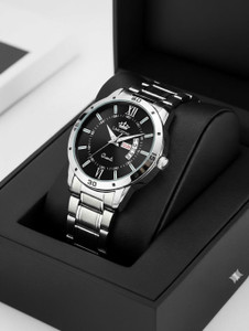 LIMESTONE Men's Steel Strap Quartz Watch - Image 1