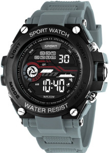 HALA 1189 Men’s Digital Sports Watch | Grey Strap | Multifunction Outdoor Wristwatch Digital Watch  - For Men