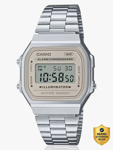 CASIO A168WA-8AYDF Vintage Brown Dial Watch - Image 6