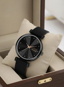 Shivark Black Silicone Strap Analog Watch  - For Women