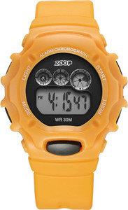 Zoop Zoop Pop Colour Digital Black Dial Orange Plastic Strap Digital Watch  - For Boys & Girls