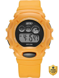 Zoop byTitan Zoop Pop Colour Digital Black Dial Orange Plastic Strap Digital Watch - For Boys & Girls