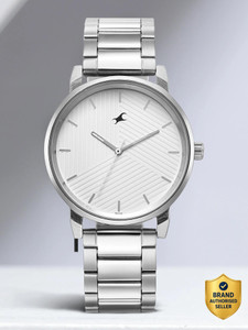 Fastrack Stunners 6.0 White Dial Silver Strap Analog Watch for Men - Image 6