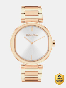 Calvin Klein Ck Sensation Calvin Klein Ck Sensation Qtz Basic Slim Silver Round Dial Women's Watch / Analog Watch  - For Women
