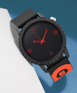 Fastrack 38039PP10W Solids & Stripes Analog Watch  - For Men