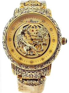 sanowrex Luxury Dragon Design Mechanical Watch,Tiger Design, with Date Display Analog Watch  - For Men