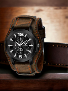 LORENZ MK-4027R Lorenz Two-In-One with Detachable Leather Strap Analog Watch  - For Men