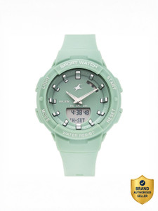 Fastrack StreetStyle 5.0 Fastrack StreetStyle 5.0 Quartz Green Dial Green PU (Polyether) Strap Analog-Digital Watch - For Girls