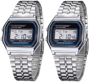 Edenscope Elegant Classic Design 2023 Couple Watch Set Silver - Image 4