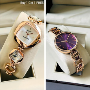Americanviber DRW0027CCK Premium Color Smooth Finish COMBO Pack 2 Analog Watch  - For Women