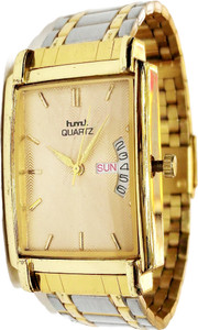 HMT 7710 Gold Dial gold Silver Chain Men Watch Analog Analog Watch  - For Men