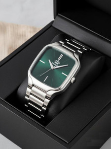 LIMESTONE Men's Square Dial Quartz Watch - Image 6