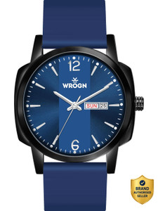 WROGN WR-6604-Blue Day and Date Display Analog Watch  - For Men