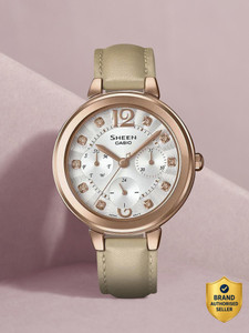 CASIO SHE-3048PGL-7BUDR Sheen ( SHE-3048PGL-7BUDR ) Analog Watch  - For Women